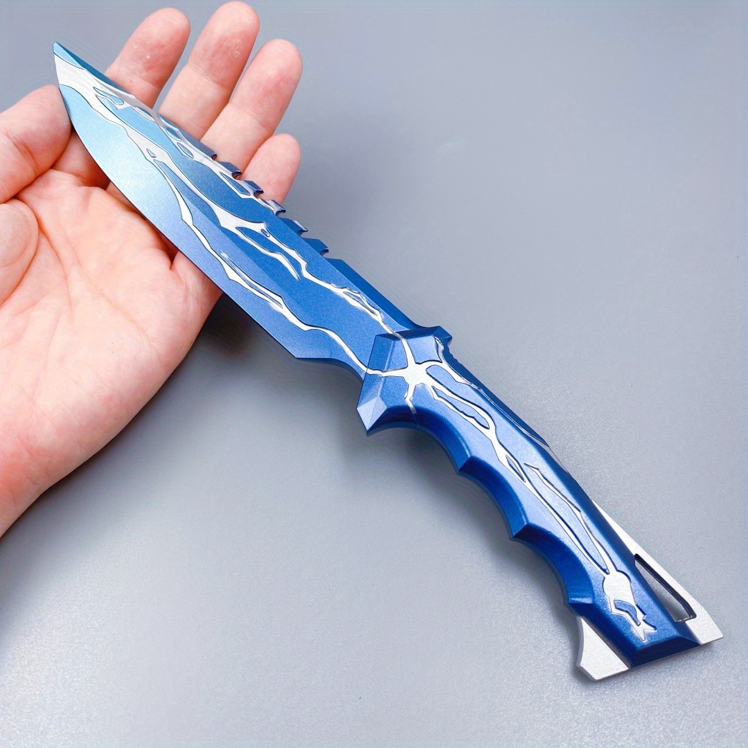 Anime Cosplay Real - 11in/28cm Blackwave Klinge Katana Valorant Cosplay