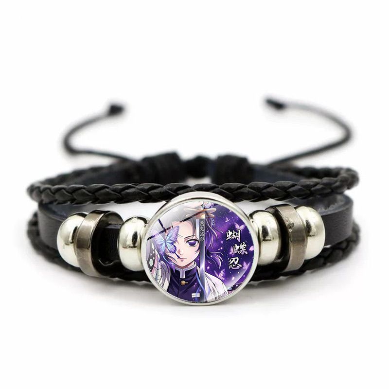 Anime Cosplay Realistic - Anime-Demon-Slayer-Armbänder im Nezuko-Tanjiro-Design, zweidimensionale personalisierte Accessoires