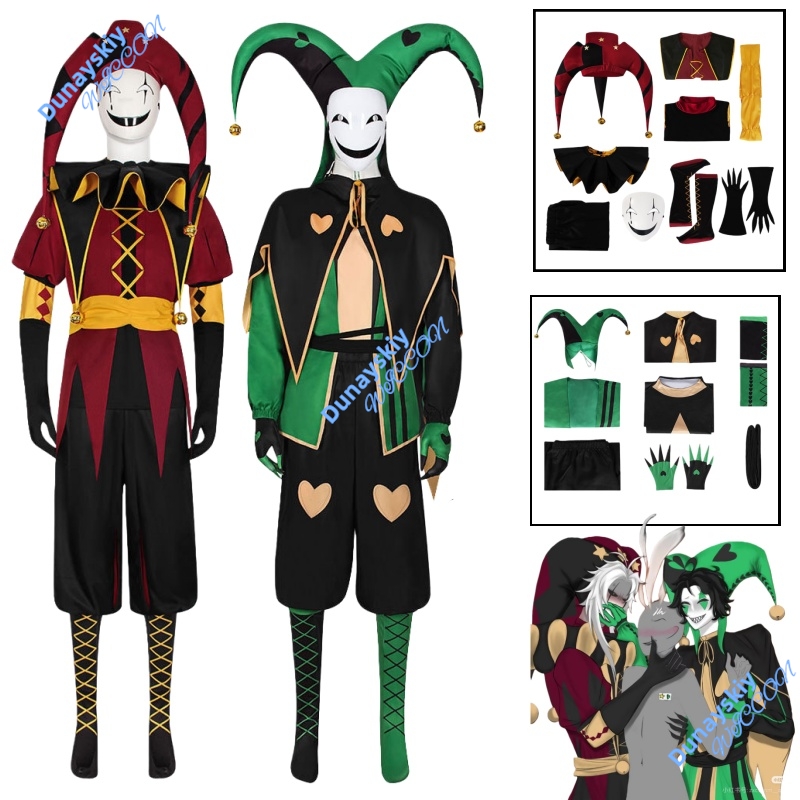 Anime Cosplay Expo 2025 - Herren Freak Zirkus Pierrot Clown Cosplay