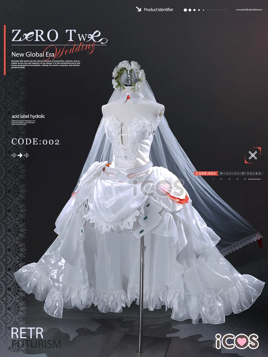 Anime Cosplay Zero Two - DARLING in The FRANXX Zero Two