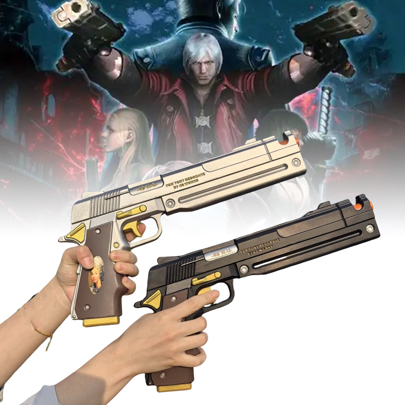 Anime Cosplay Real - PU Dante Pistole Pistole Ebenholz Elfenbein