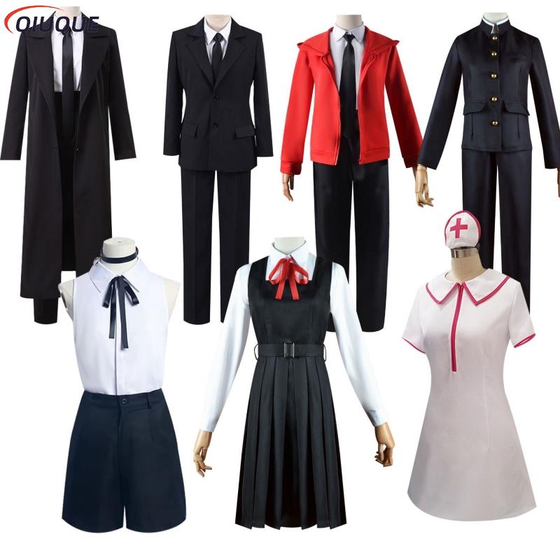 Anime Cosplay Makima - Power Makima Cosplay Kostüm Perücke Lange