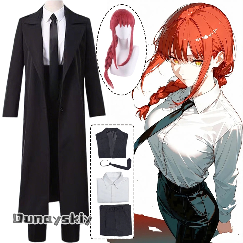 Anime Cosplay Makima - Anime Mann Makima Cosplay Kostüm {Hemera}Halloween