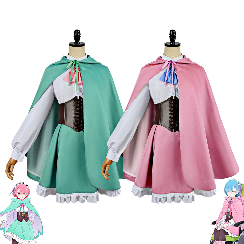 Anime Cosplay Re Zero - Anime Re:Zero Rem Ram Cosplay-Kostüm für