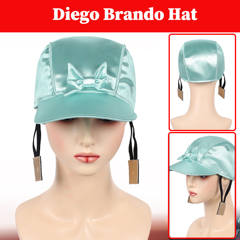 Jojo Bizarre Hat - Diego Brando Cosplay Hut Kopfbedeckung Kostüm