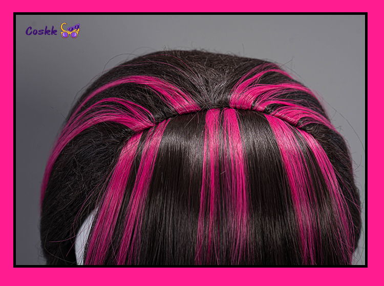 Draculauraa Cosplay-Perücke, l – Cosplay Anime Black Hair Bewertung und Preis