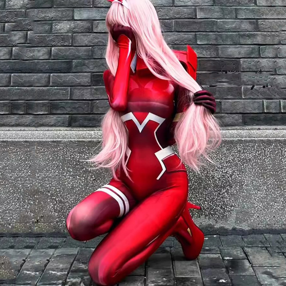 Rosa COSPLAY Darling In The Fr – Anime Cosplay Zero Two Bewertung und Preis