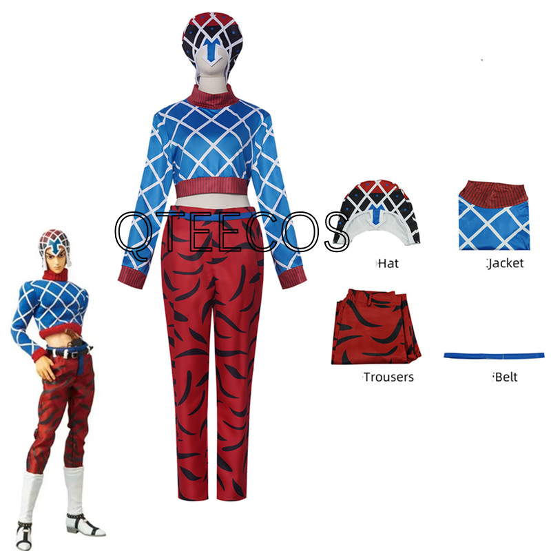 Jojo Guīdo Mista Cosplay Bizar – Jojo Bizarre Hat Bewertung und Preis