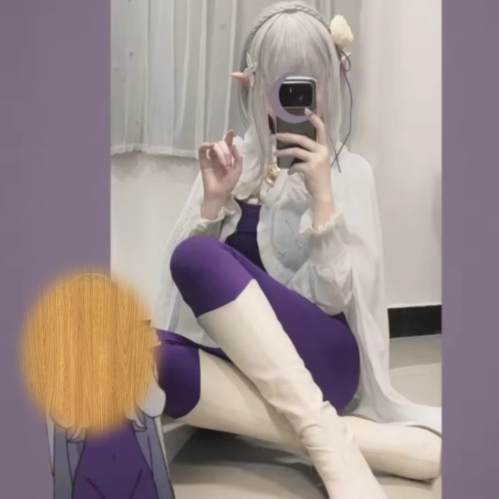 NEU Emilia Rezero Cosplay Kost – Anime Cosplay Re Zero Bewertung und Preis