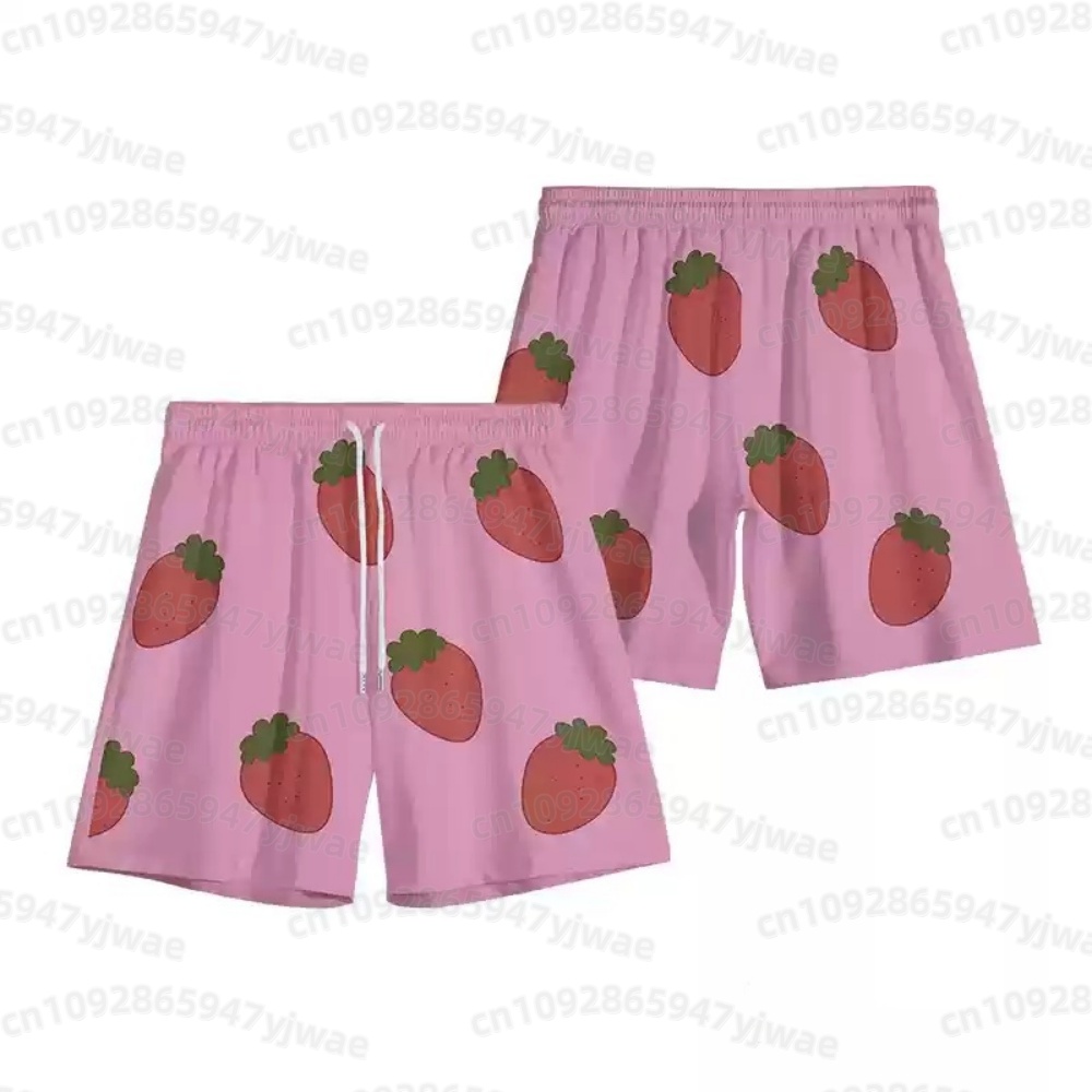 2026 Herren Rosa Erdbeer-Short – Anime Cosplay Roleplay Bewertung und Preis