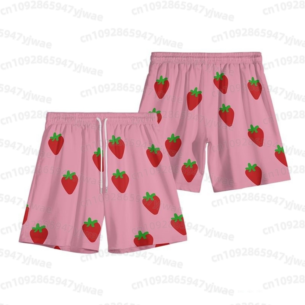 2026 Herren Rosa Erdbeer-Short – Anime Cosplay Roleplay Bewertung und Preis