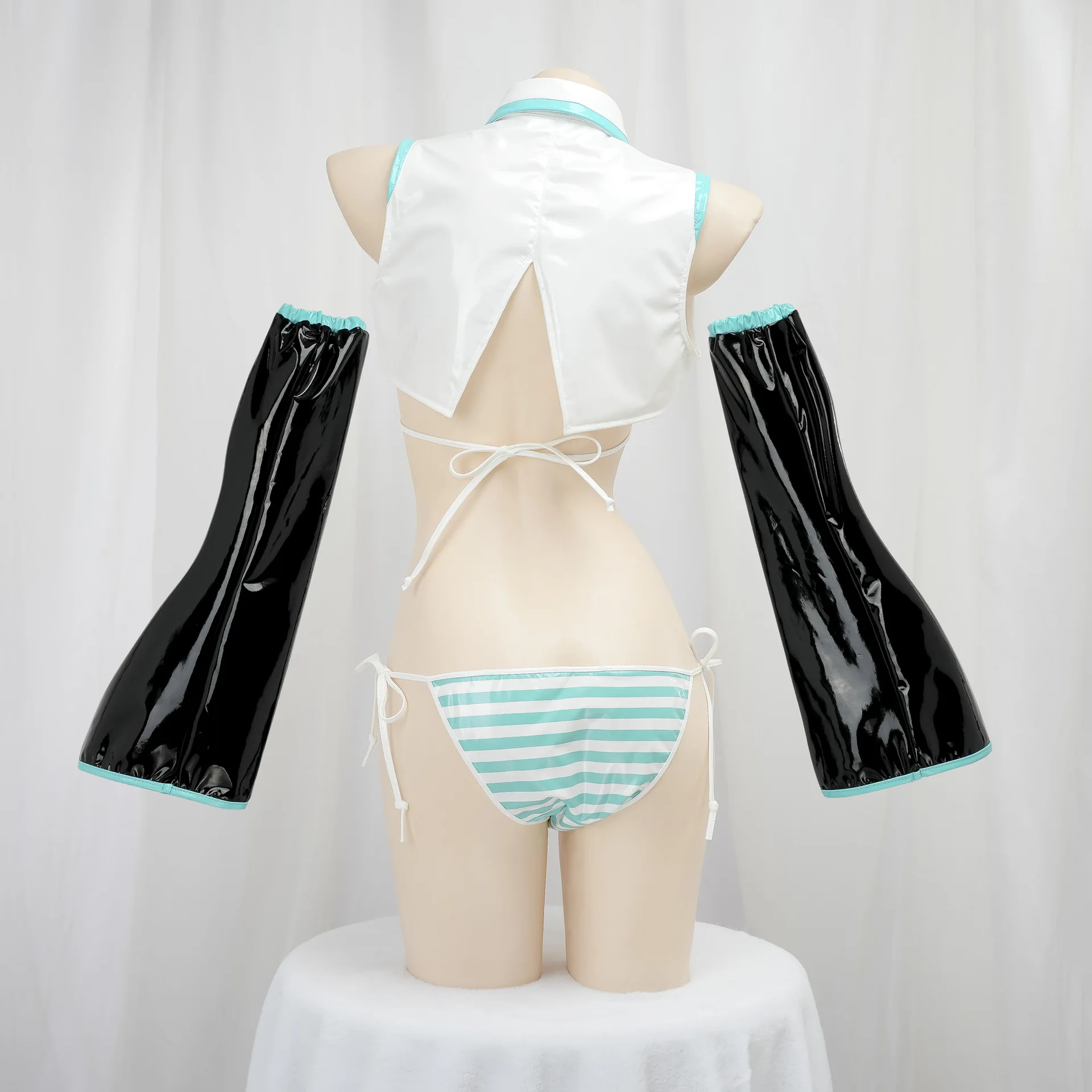 Anime Spiel Miku Cosplay Miku  – Anime Cosplay Bikini Bewertung und Preis