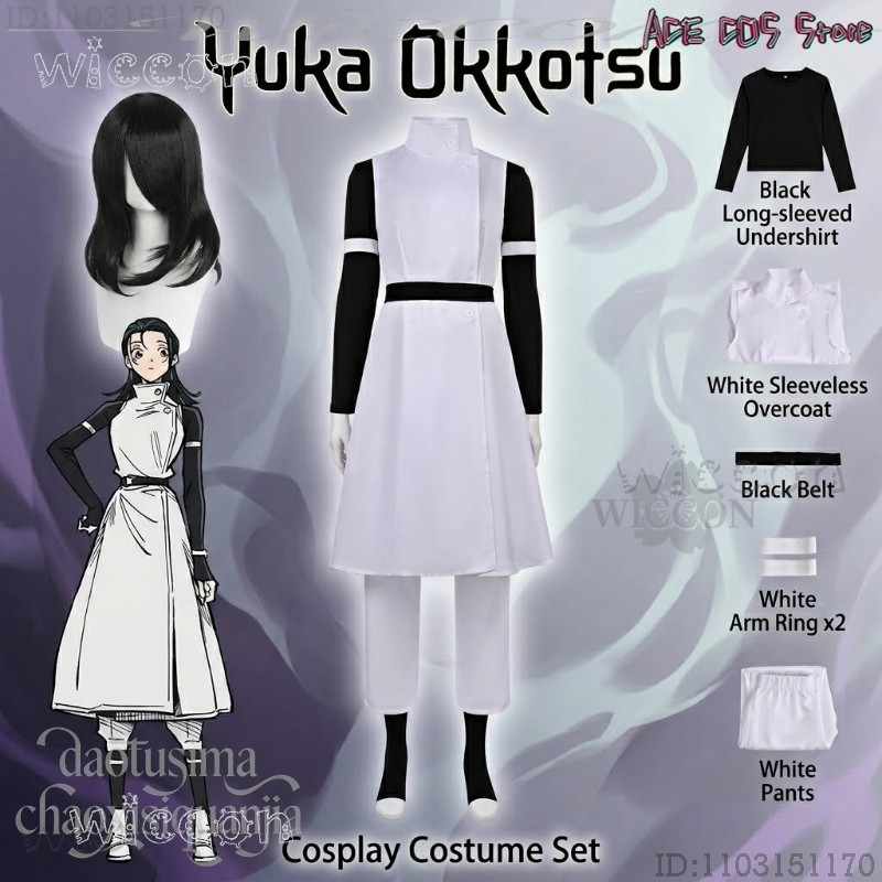 JJK Yuka Okkozsusu Kostüm – La – Cosplay Anime Jjk Bewertung und Preis
