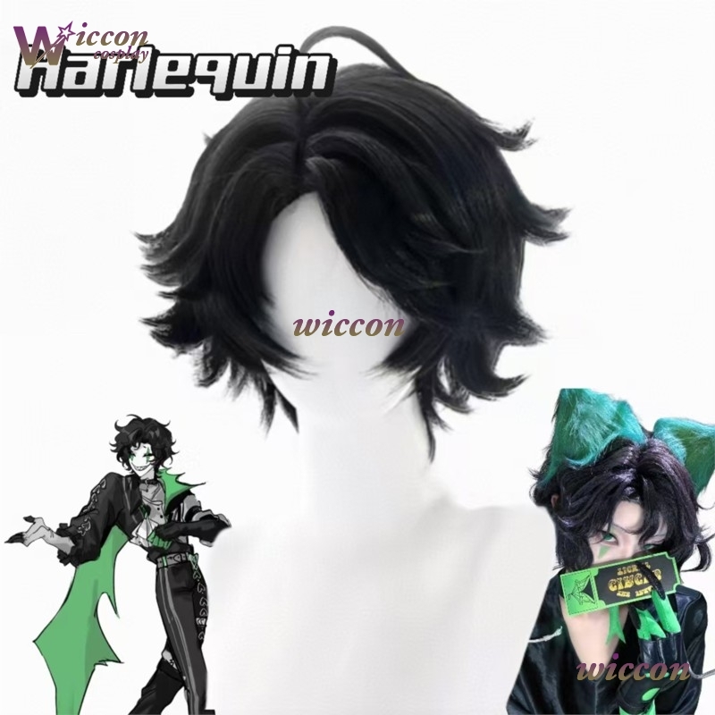 Youk The Freak Circus Pierrot  – Cosplay Anime Black Hair Bewertung und Preis