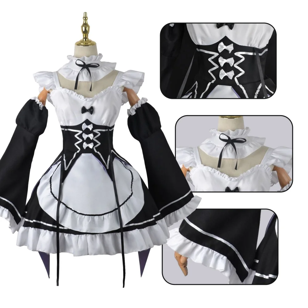Anime Ram Rem Maid Cosplay Re  – Anime Cosplay Re Zero Bewertung und Preis