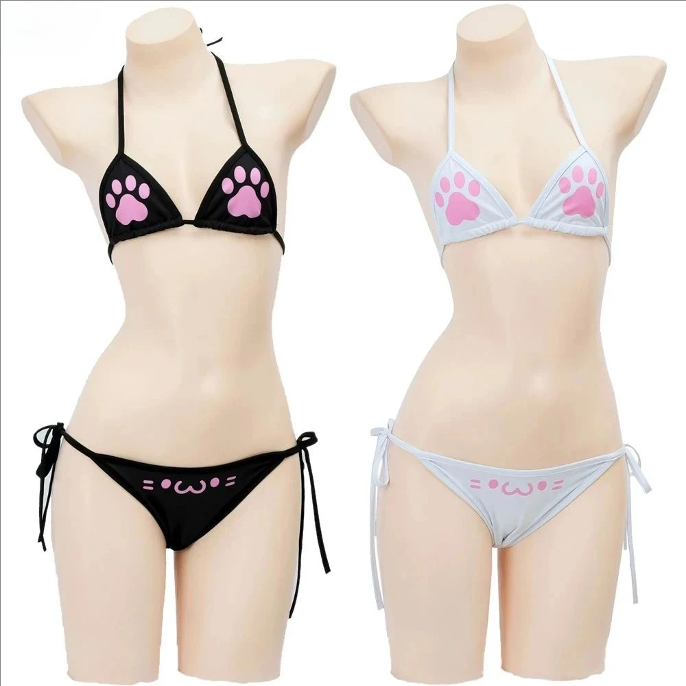 Damen Süßer Anime-Spiel Drei-P – Anime Cosplay Bikini Bewertung und Preis
